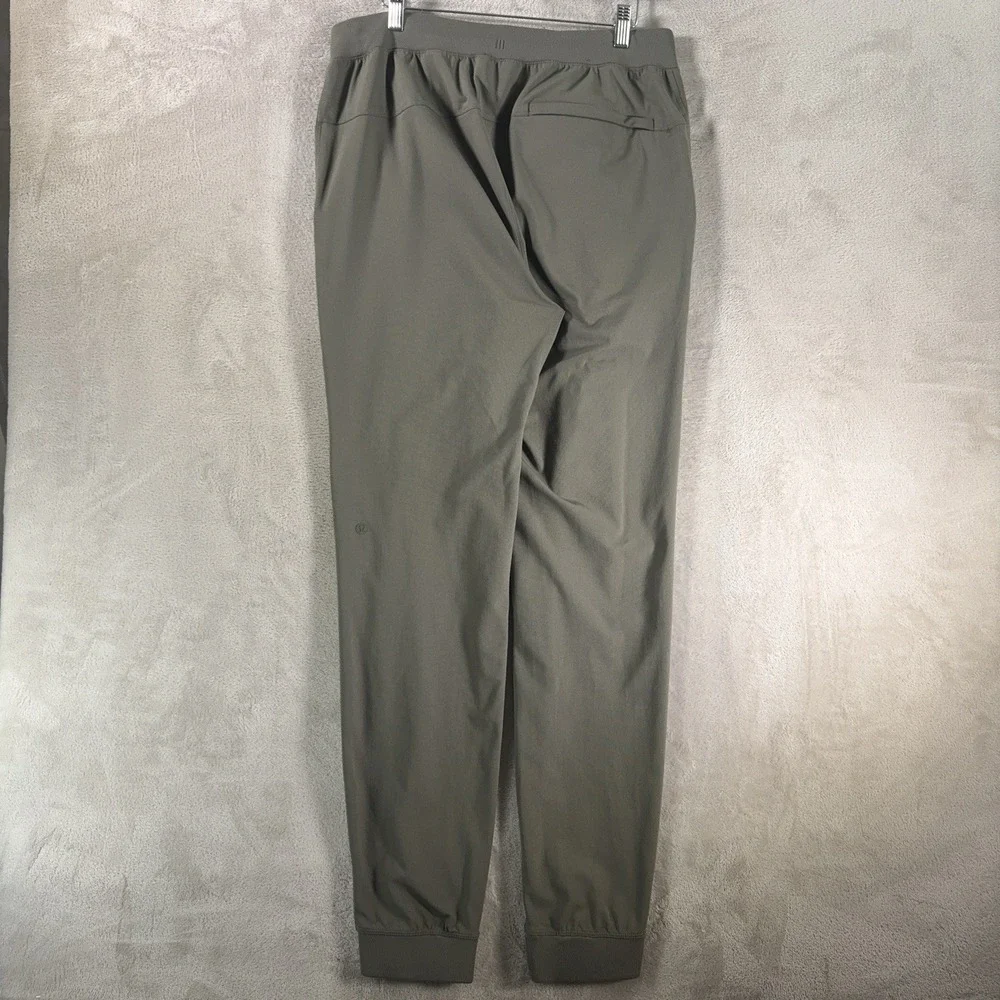 Lululemon ABC Jogger Pants Mens Large Army Green Stretch Athletic Lounge